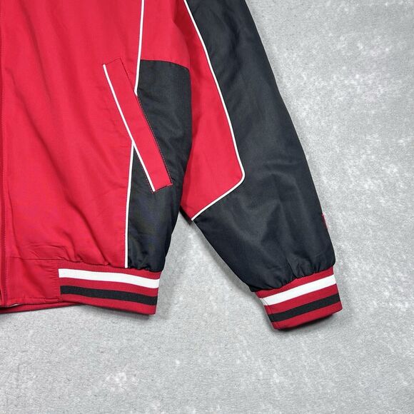 Tampa Bay Buccaneers NFL Jacket Mens Large Red Gray Full-Zip Reversible Jacket - Picture 5 of 16